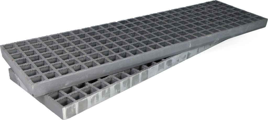 Auffahrrampen 2er Set Polyamid Grau 1010x290x40mm bis 2500kg Modell SNA1233