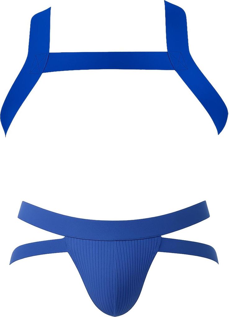 Barcode Berlin Multipack 1x Anton Jock Royal + 1x Harness Matt Royal - Größe XL