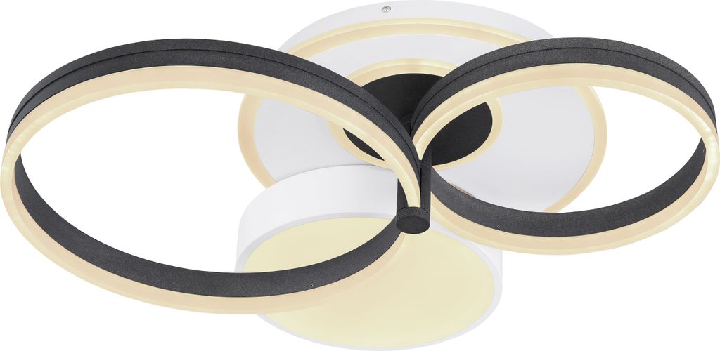 Globo Lighting|Deckenleuchte Metall weiß matt, LED