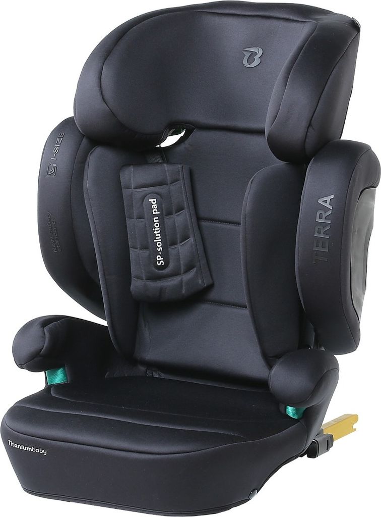 Titaniumbaby Terra Schwarz 100-150 cm i-Size Autokindersitz Produktbild 