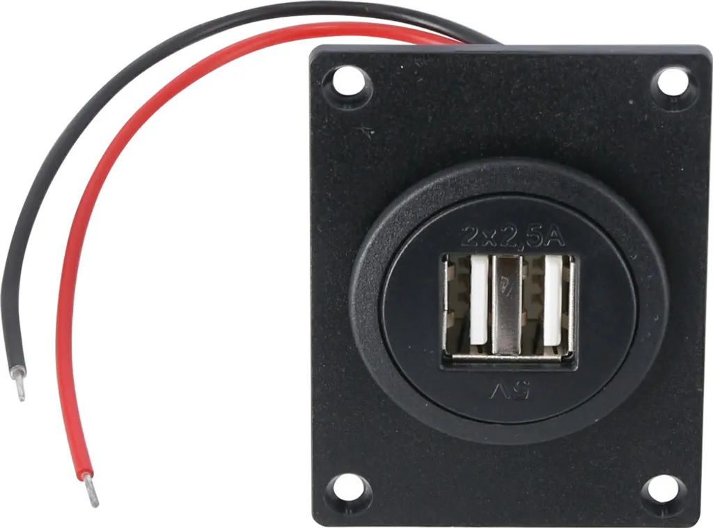 Double chargeur USB encastrable universel pour voiture et camion