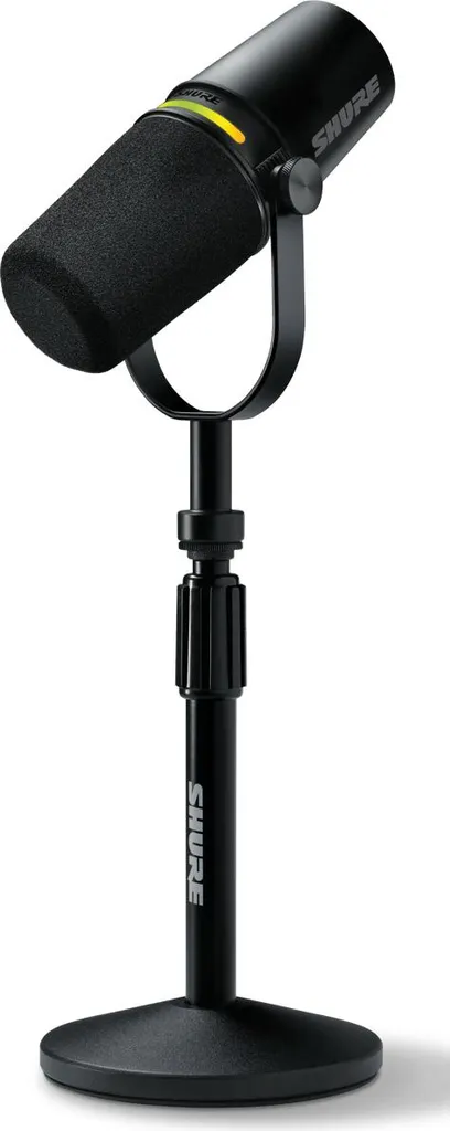 Microphone pour Podcast Shure MV7+ Idéal Streaming Vidéo et Voix Off
