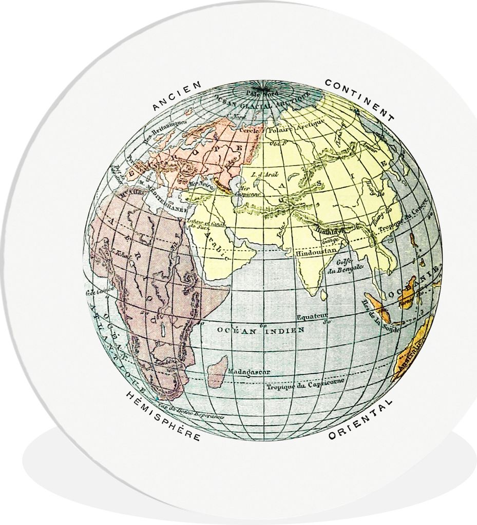 MuchoWow - Schlafzimmer - Bilder - Der Kreis - Kunst für die Wohnung - Plastik - Kunstdruck - Wandbild