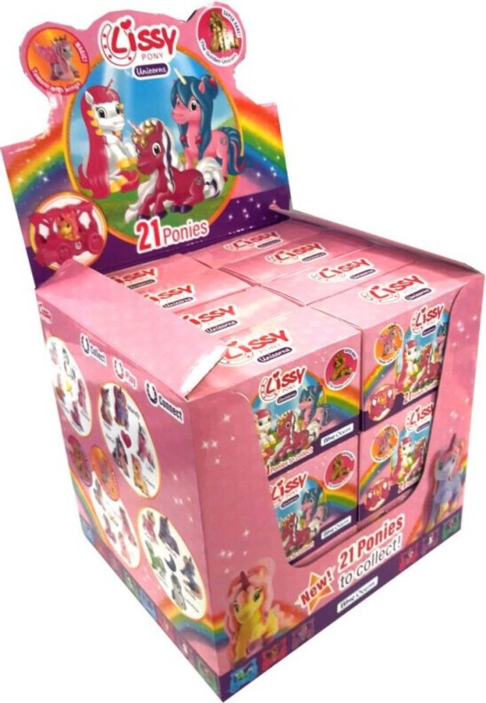 Lissy Pony Unicorno Serie 2 Unicorno con carrozza - Figure Immagine del prodotto 