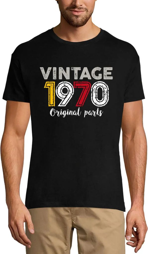 Herren Grafik T-Shirt Originale Teile 1970 – Original Parts 1970 – Geschenk 54. Geburtstag Jahrestag 54 Jahre Jubiläum 54 Jährige Mann Jahrga...