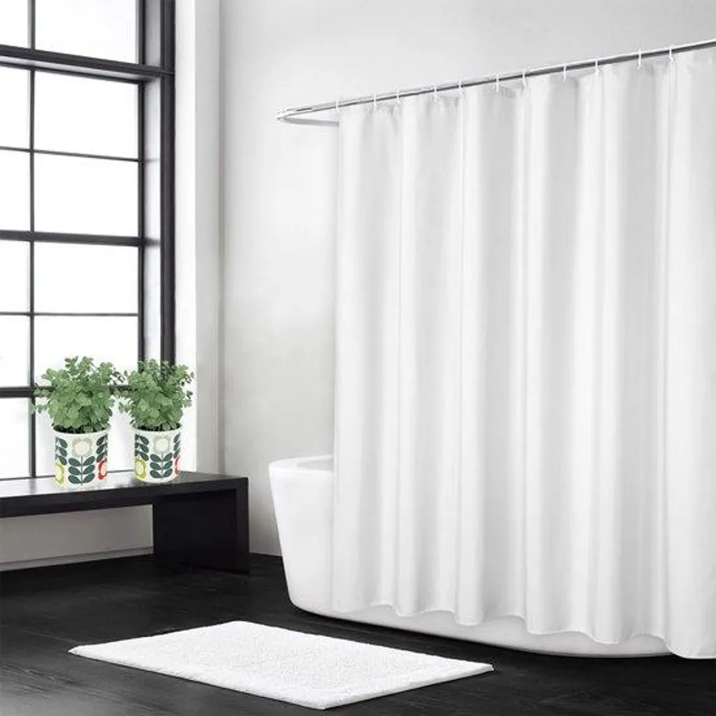 Rideau de douche de luxe imperméable en polyester à motif jacquard chic