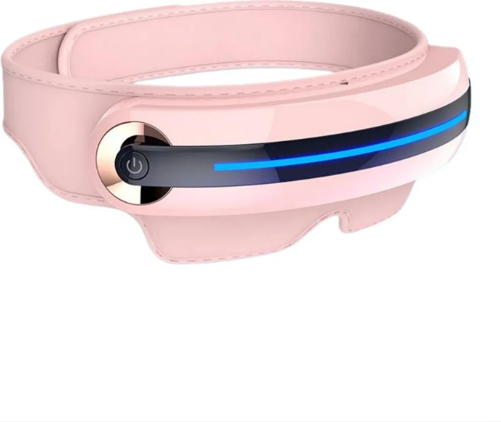 INF Massaggiatore Occhi Integrato con Pressione Aria, Vibrazione e Calore Rosa