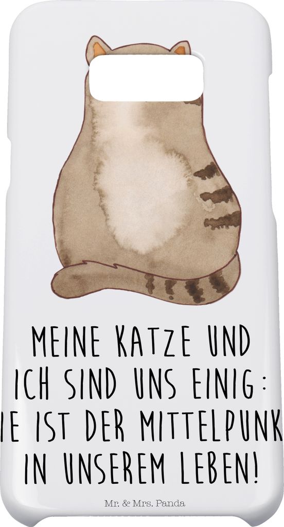 Mr. & Mrs. Panda Samsung Galaxy S8 plus Handyhülle  Katze Produktbild 