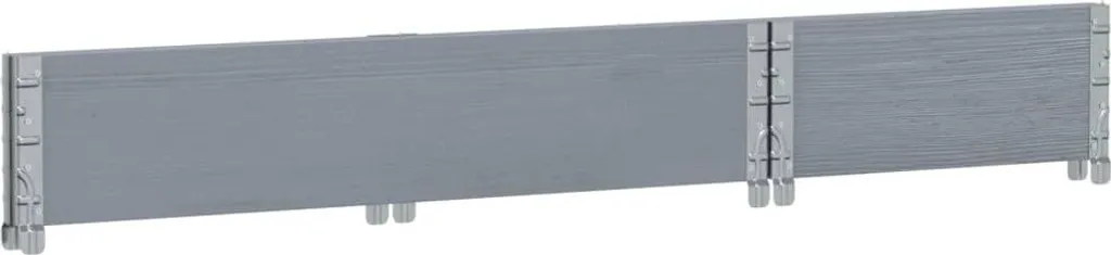Telaio per Aiuola Rialzata vidaXL 100x50 | Legno Pino Grigio - 5