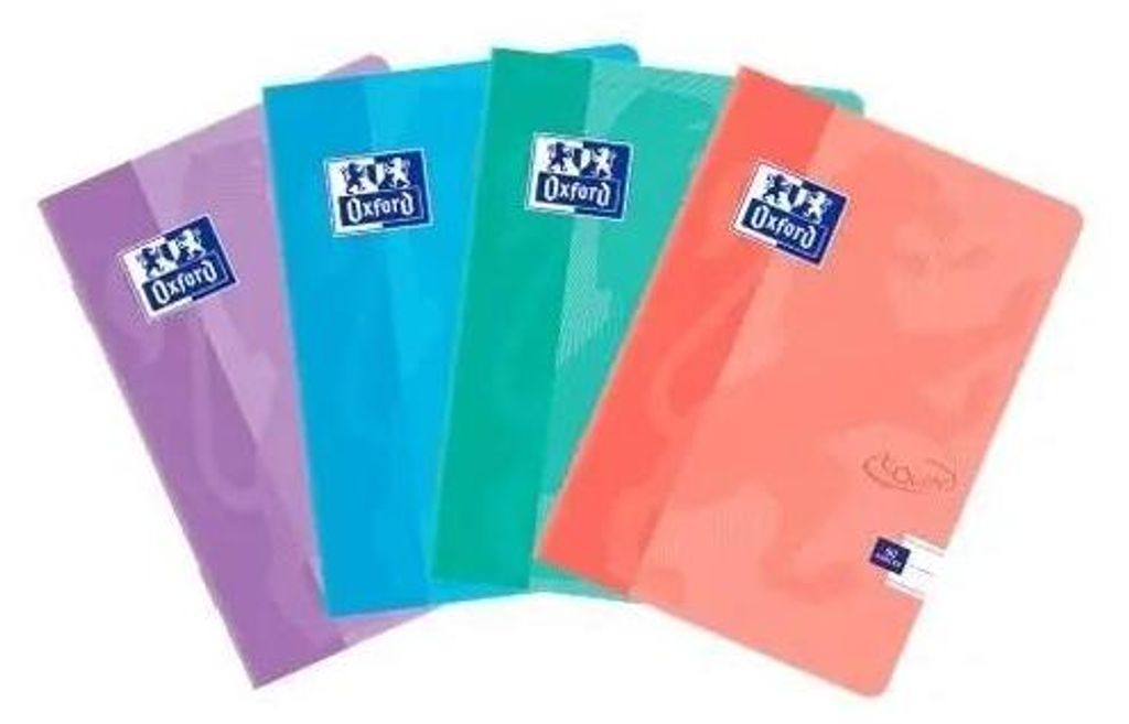 Notizbuch A5/32K, kariert, Touch Pastel (10 Stück) – Oxford Produktbild 