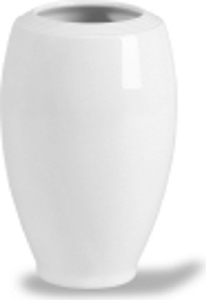 Thun 1794 Kleine Vase, weiß, Höhe 13 cm, tschechisches Porzellan, Lea, Thun