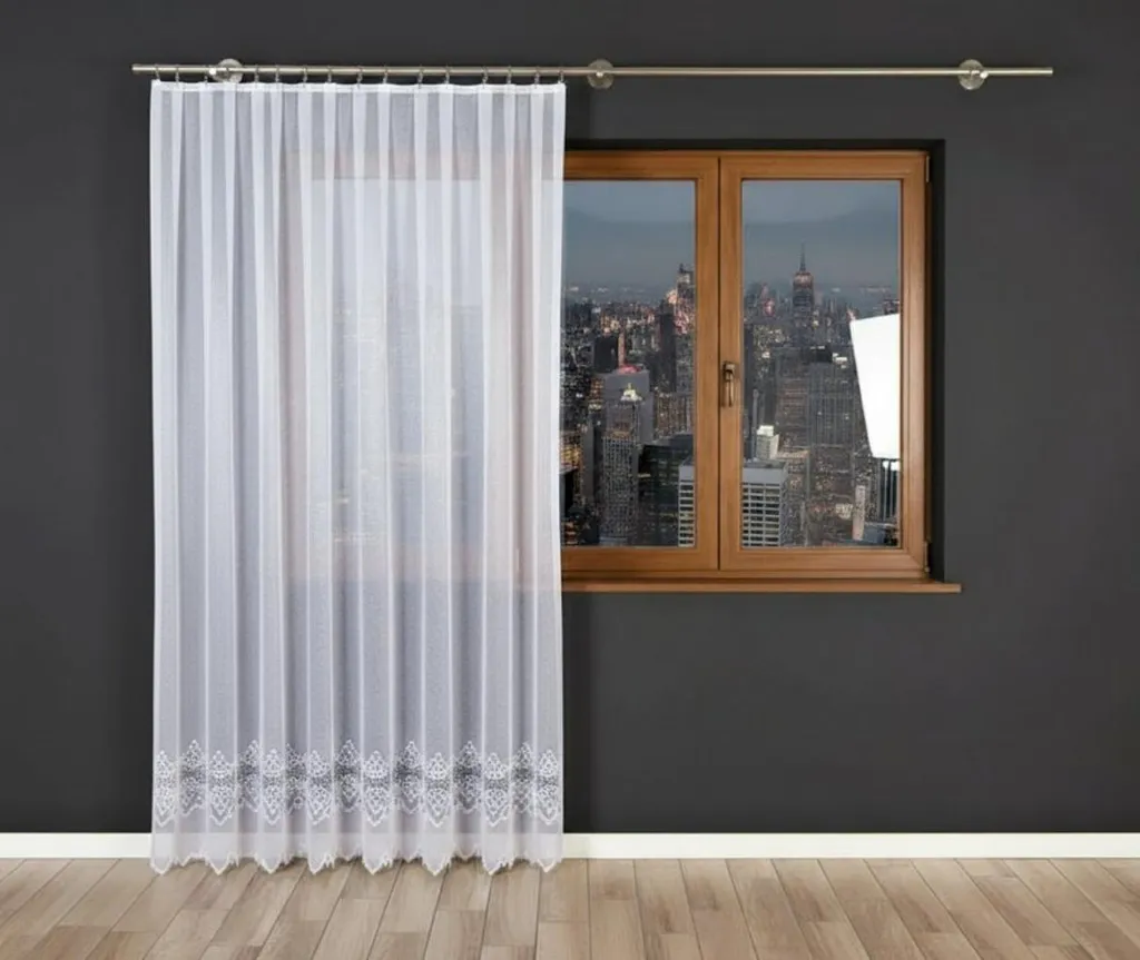 Offerta Tenda MyBestHome Modesta Long Bianca 200x250 Jacquard