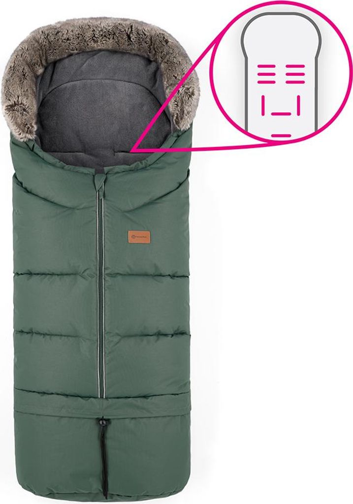 Petite&Mars Fußsack für Kinderwagen 4v1 Arctic Produktbild 