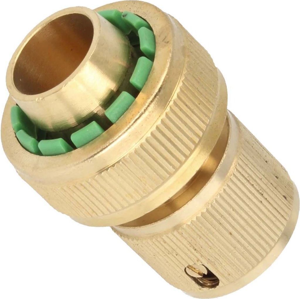 tecuro Schlauchanschlussstück ohne Stopp für Schlauch 3/4 Zoll (Ø 19 mm) MS-Stecksystem