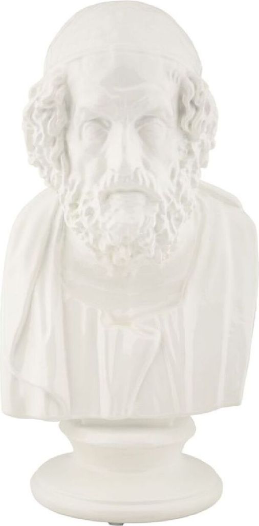 Mauro Ferretti Skulptur Sage 12,9x12,5x25 cm weiß Produktbild 