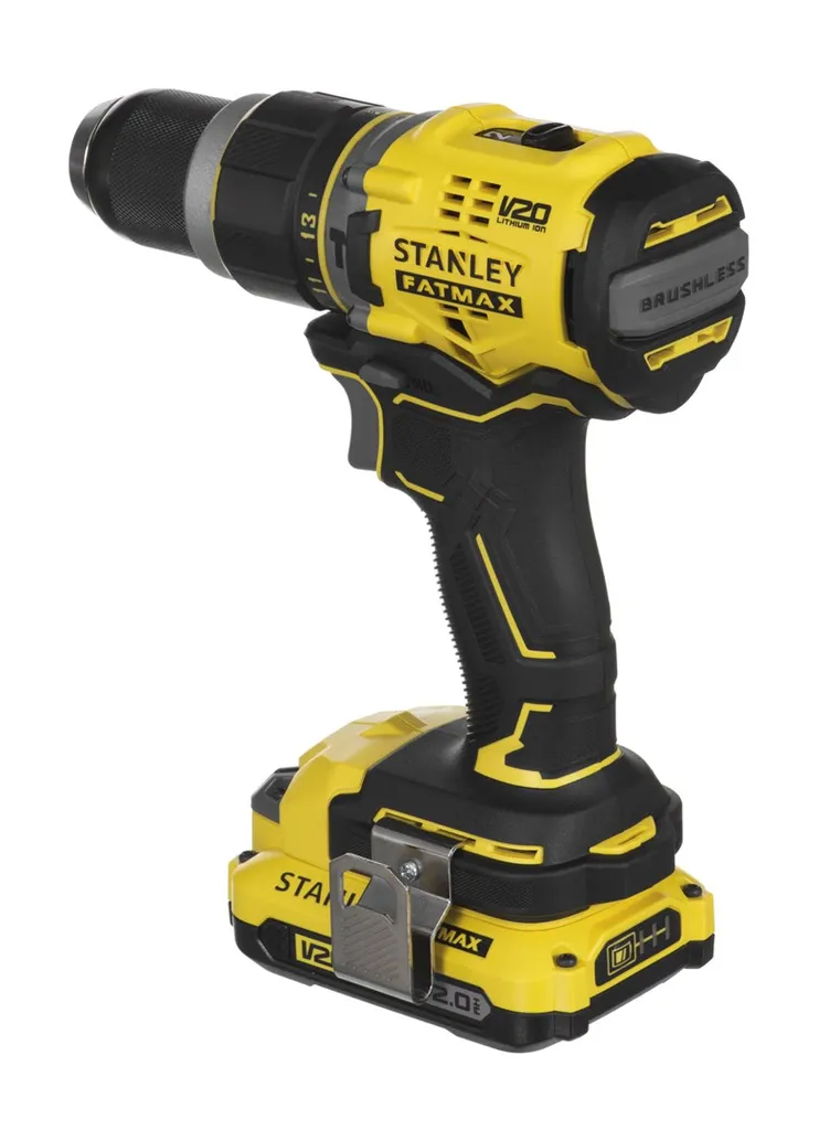 Perceuse visseuse 18V Brushless V20 Stanley Fatmax à percussion 2.0Ah - 4