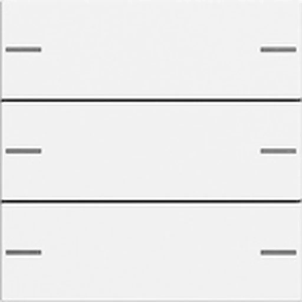 Gira Wippenset 3f finition Blanc pur mat pour Système 55 robuste