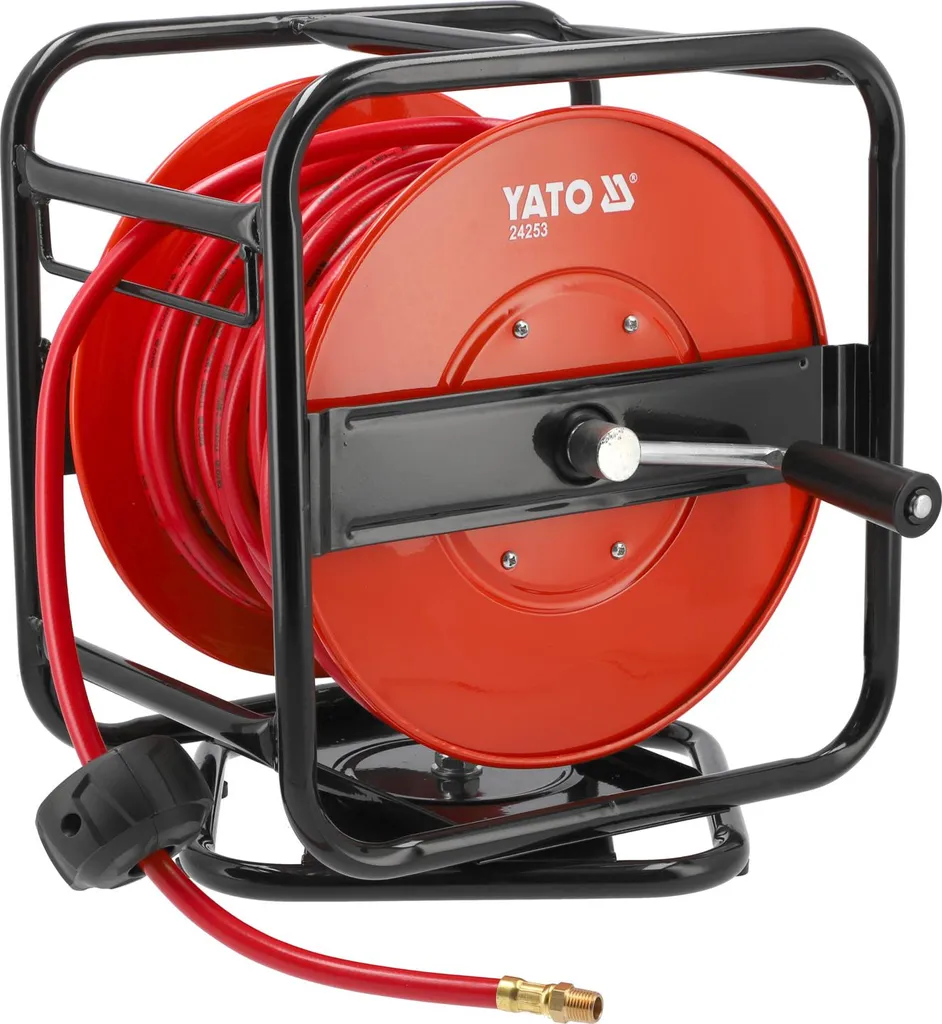 Tuyau d'air comprimé 8mm avec enrouleur automatique de 30m robuste