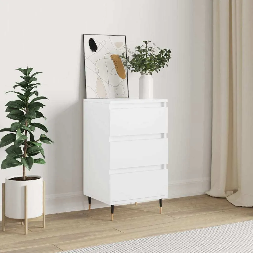 Madia Bianca The Living Store 40x35x70 | Struttura in Legno Solida