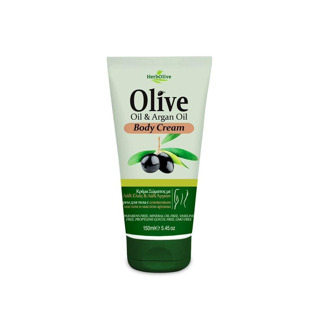 Herbolive Body Crème Olijfolie & Arganolie 150ml/ 40409 Productafbeelding 
