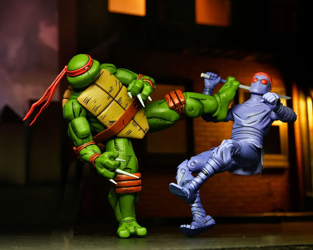 Figurine de Collection Raphaël TMNT 18 cm Style Mirage Comics Retro - 2