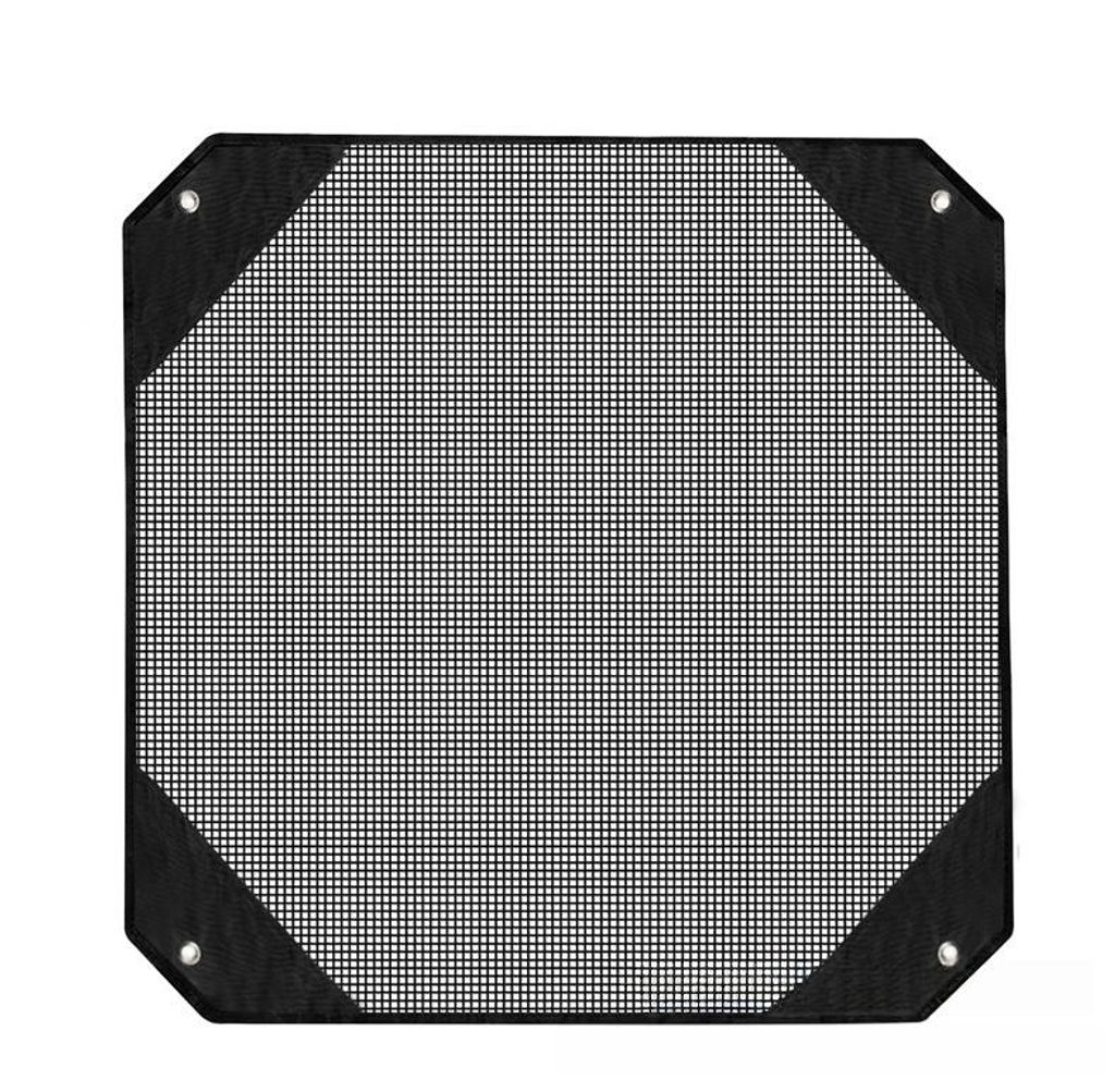 Klimaanlagen Abdeckung für Außengerät, Netzabdeckung, Wetterfest Atmungsaktiv, Staubschutz, mit Haken, Schwarz, 81x81cm