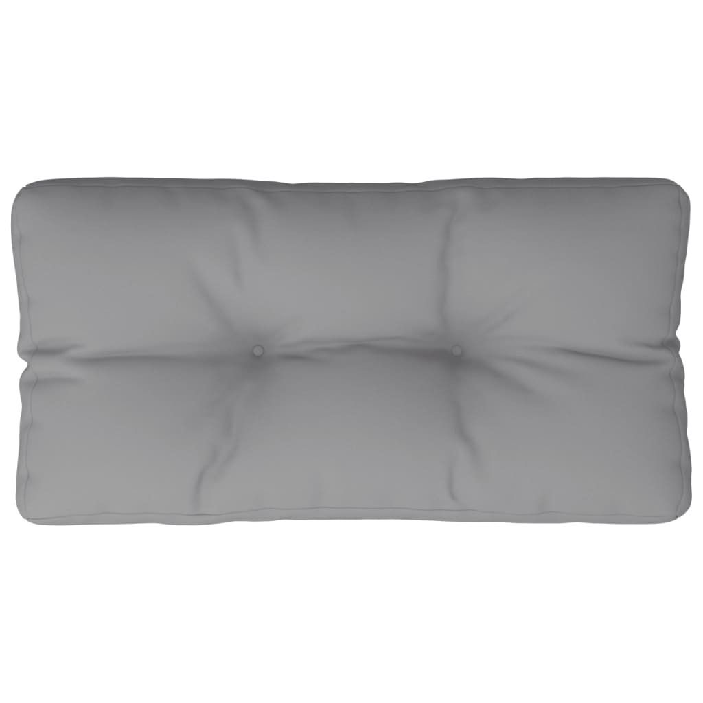 Palettenkissen Grau 80x40x12 cm Stoff