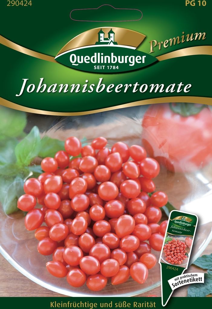 Quedlinburger Saatgut - Johannisbeer-Tomaten rot - Samen - Produktbild 