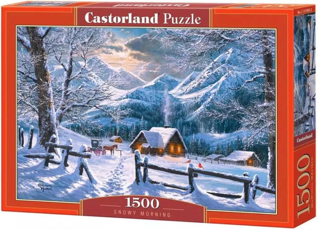 Castorland Puzzle mit 1500 Teilen – Wintermorgen Produktbild 