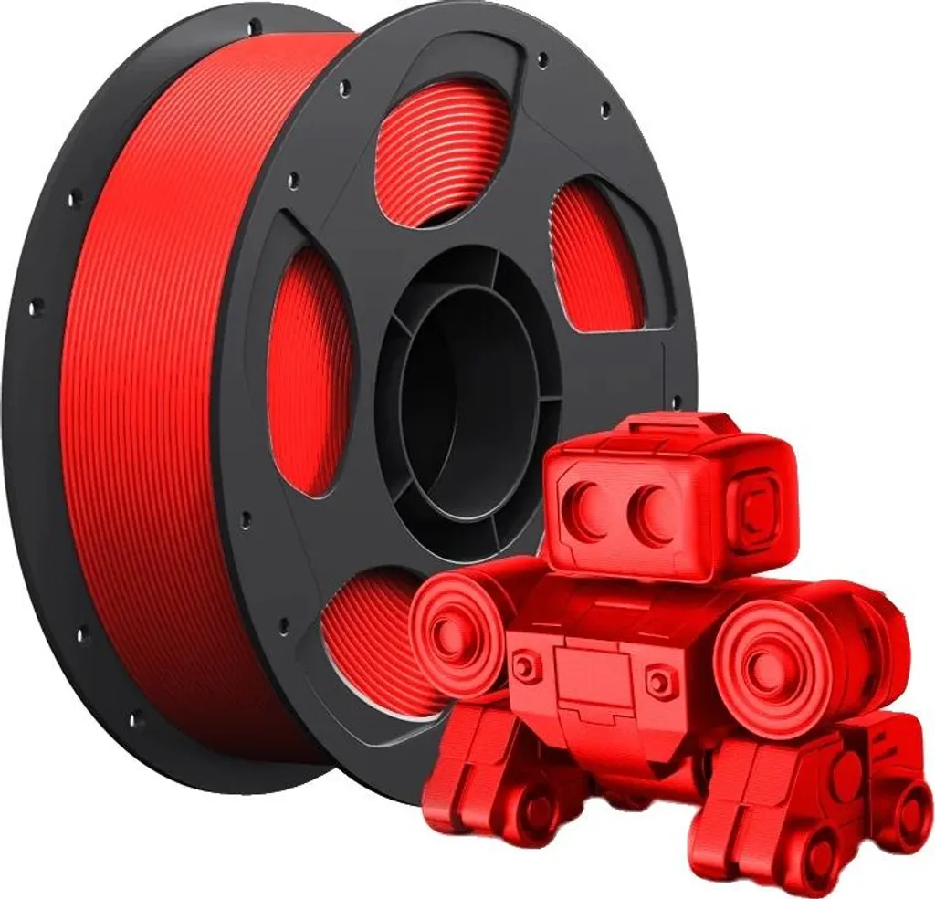 Consommable impression 3D filament PLA rouge clair grand format 3kg
