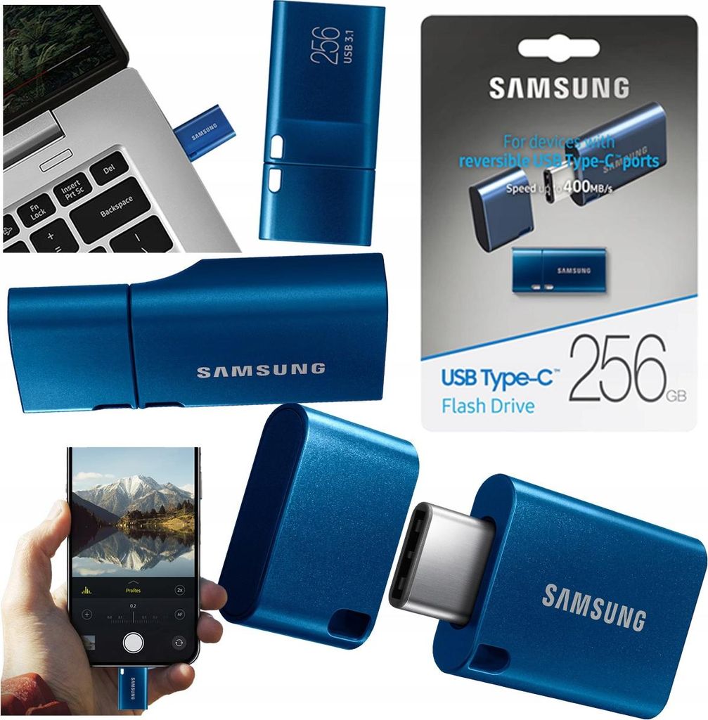 Samsung MUF-256DA, 256 GB, USB Type-C, 3.2 Gen 1 (3.1 Gen Zdjęcie produktu 