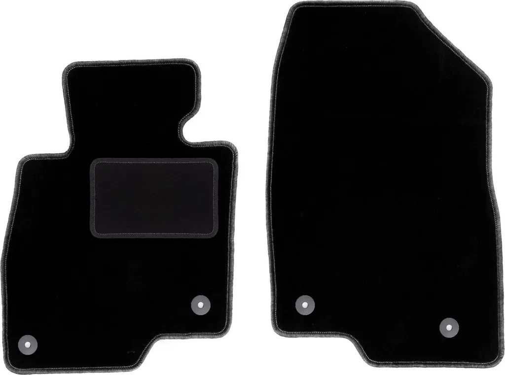 Tappetini Anteriori Velours Mazda 3 III BM 2013+ Neri - Set 2 Pezzi