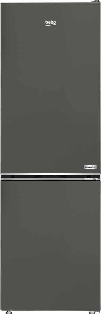 A front view of a Beko refrigerator.