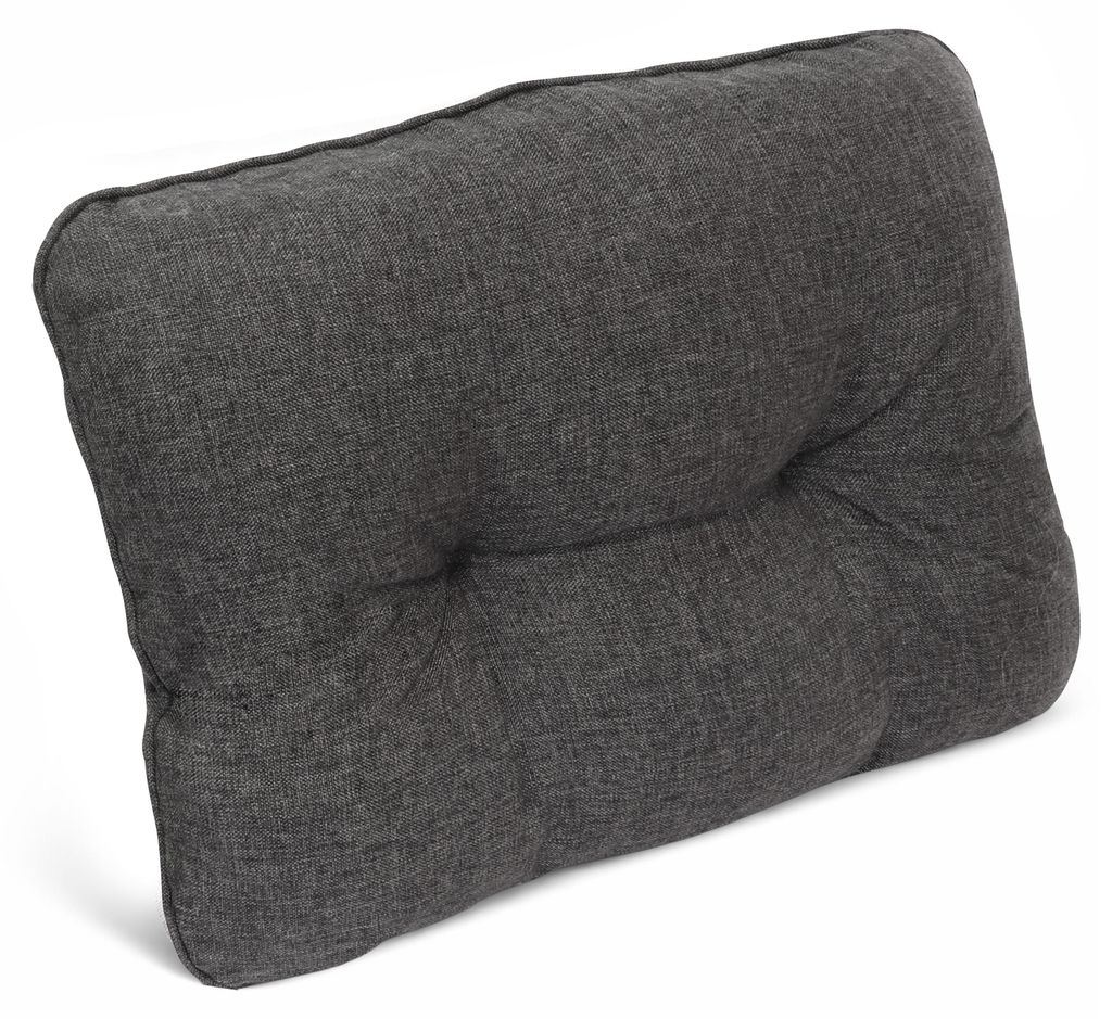 Beautissu Outdoor Loungekissen Beauflair, 50x40cm, Anthrazit