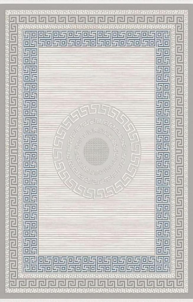 Design Abstrakt Teppiche Teppich Schlafzimmer 160x230 Luxus Art-Deco-Stil Blau
