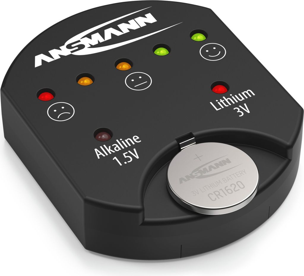 ANSMANN Knopfzellentester – Alkaline - Lithium Produktbild 