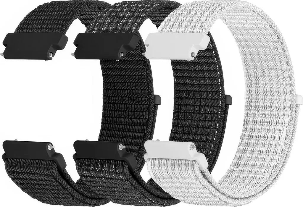 Bracelet montre 20mm nylon pour le sport et le quotidien en lot