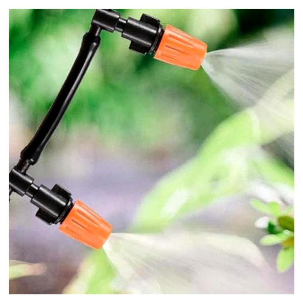 Tropfbewässerungssystem für den Garten | 50 Meter Vernebelungsschlauch, Pflanzenbewässerungssystem mit Schnellverbindung - Für Außen, Innen, H...