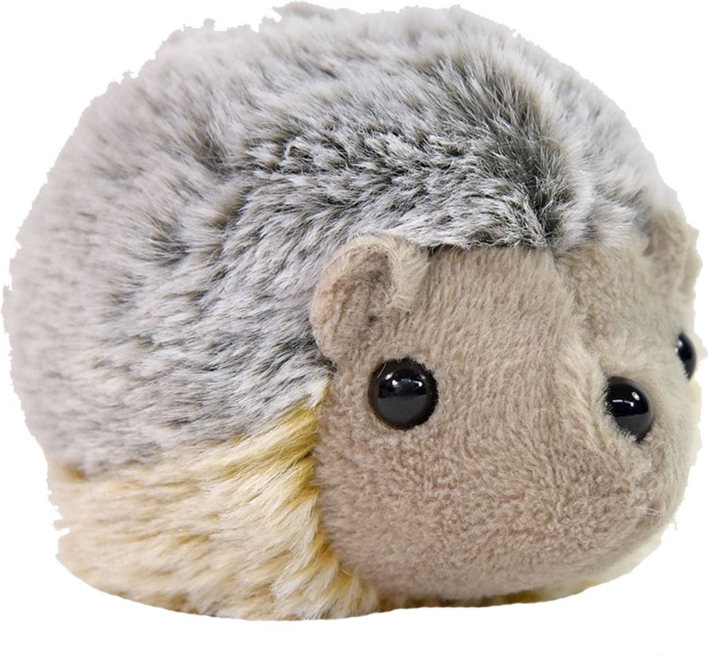 Kögler Plüschtier Igel Schmusetier Stofftier Kuscheltier 7 x 7 x 10 cm Grau