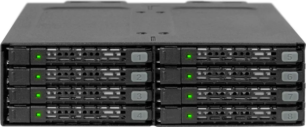 Rack métallique robuste ICY Dock MB998SP-B pour disques 2.5 - 3