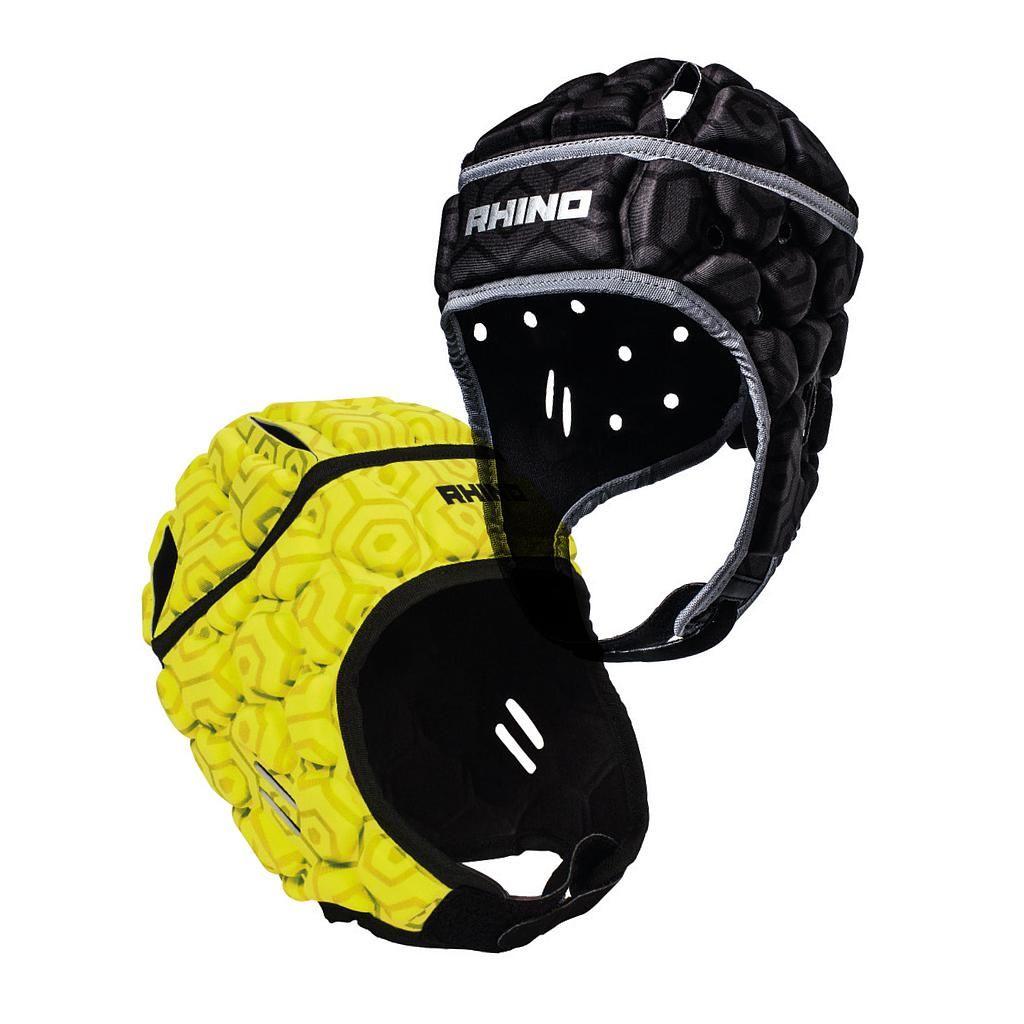 Rhino Kopfschutz Pro Rugby schwarz Erwachsene Größe L