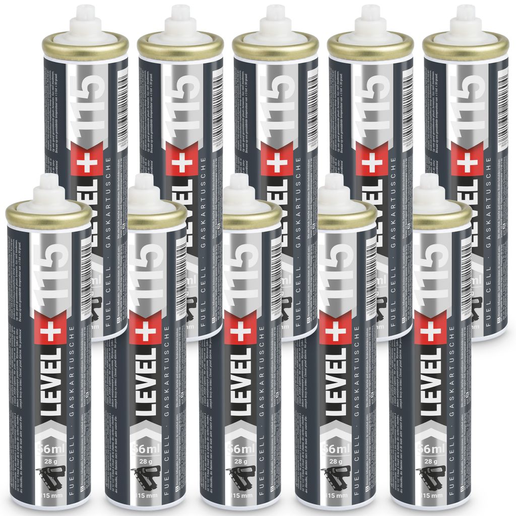 LEVEL+ Ersatzkartusche für Nagler 10 St. 115mm 56ml L+115