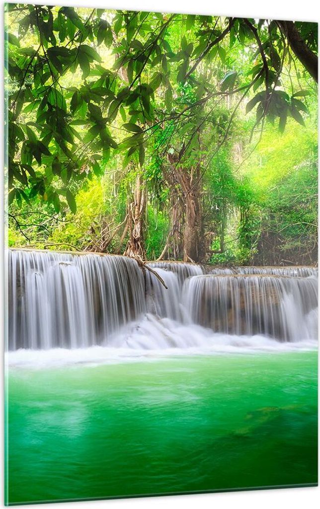 Bilder auf glas - Einteilig - Wasser Park Natur Landschaft Produktbild 