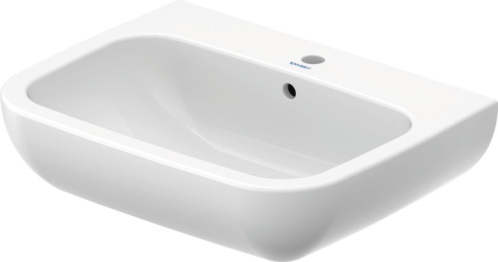 DURAVIT Waschtisch D-Code 65 x 50 cm weiß glänzend Produktbild 