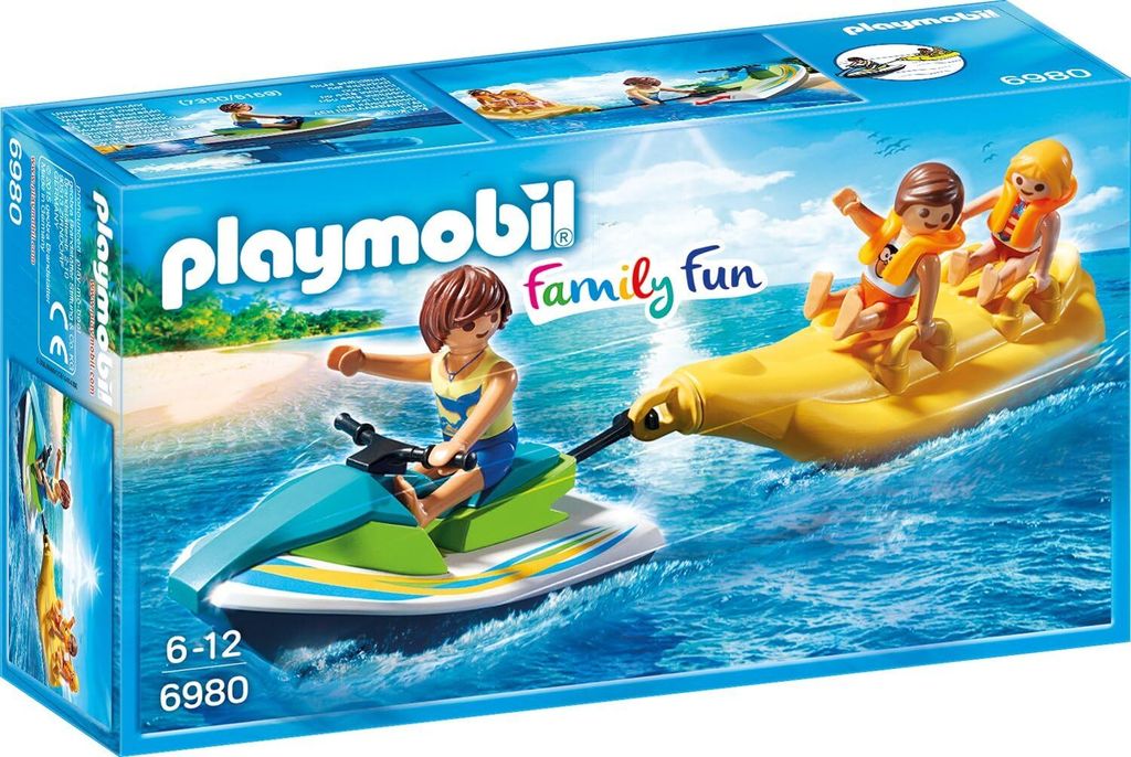 PLAYMOBIL 6980 Aqua Scooter mit Bananenboot Produktbild 