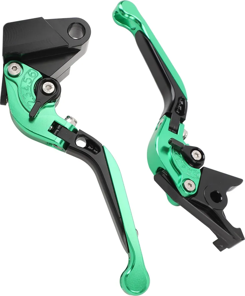 Levier d'embrayage rabattable CNC alu vert Z650RS - 5