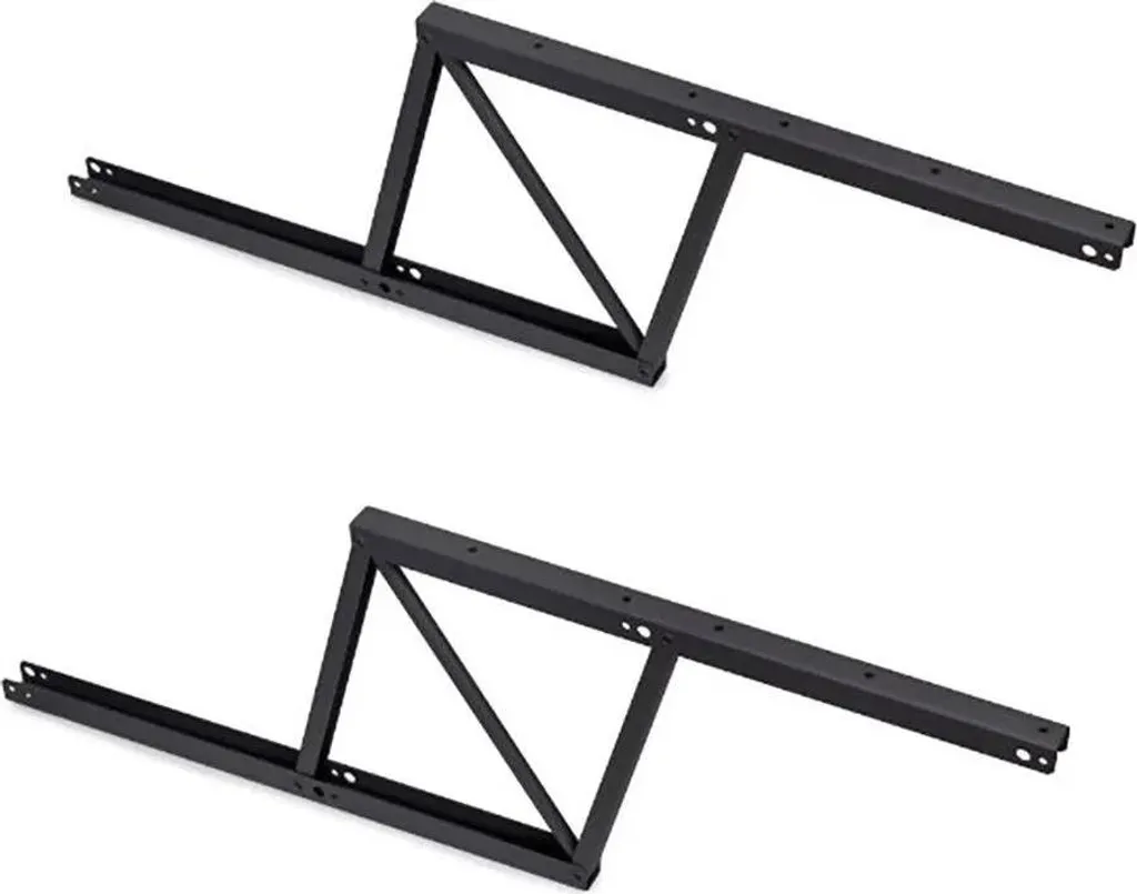Système de levage table basse avec ressorts - Acier Noir Elevable