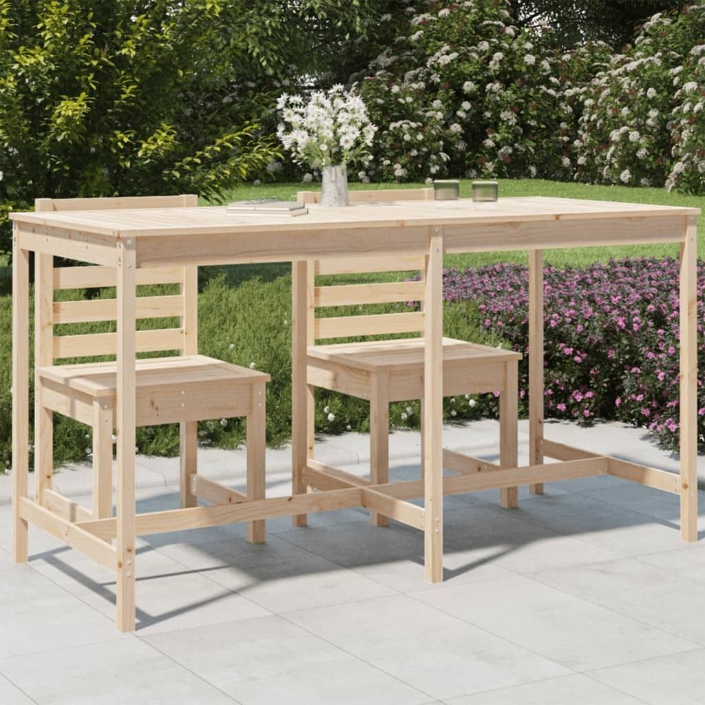 Maison Exclusive - Gartentisch 203,5x90x110 cm Massivholz Kiefer
