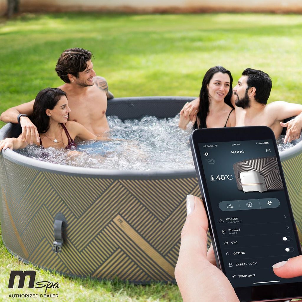 BRAST Whirlpool aufblasbar MSpa Frame Mono Eco für 8 Produktbild 