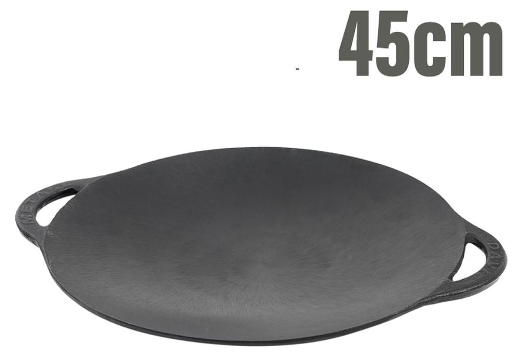 Pfanne Deckel Sadzh 45cm aus Gusseisen Bratpfanne